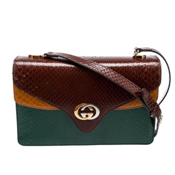 Gucci Python Shoulder Bag - Picture 1 of 5